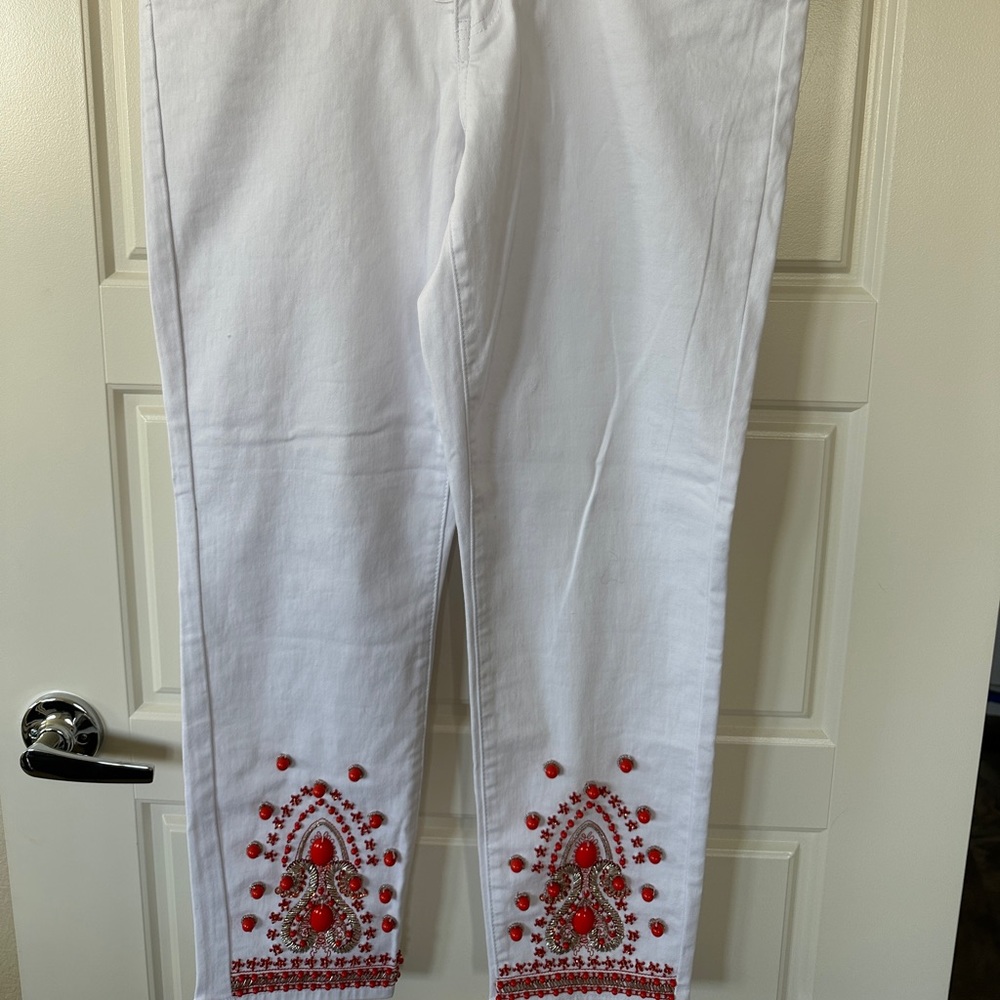 Boston Proper Embellished Jeans